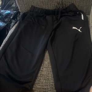 Puma Kids Black Sweatpants